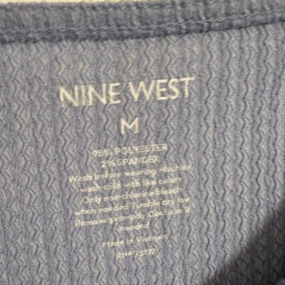 Nine West Lavender Ruffle Sleeveless Top - Size M - Picture 3 of 3